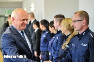 Wojewoda Lubuski składa życzenia policjantom