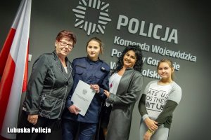 policjantka z rodziną