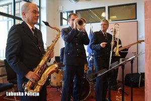 Muzycy grający na instrumentach