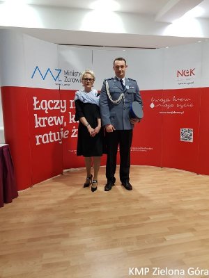 Wyróżniony policjant