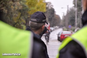 Policjant podczas czynności