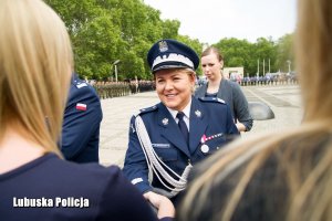 Nadinspektor Helena Michalak podczas obchodów Święta Policji