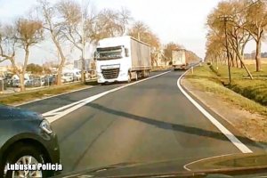 Niebezpieczne zdarzenie drogowo przesłane na skrzynkę STOP AGRESJI.
