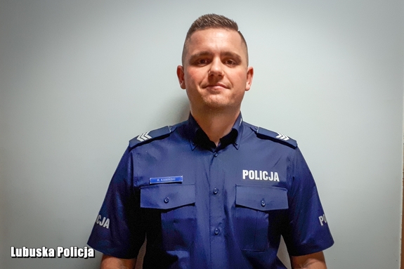 Policjant dzielnicowy.