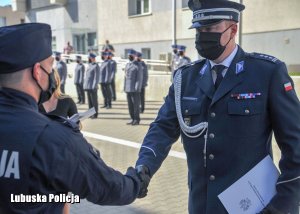 Uroczystość ślubowania policyjnego.