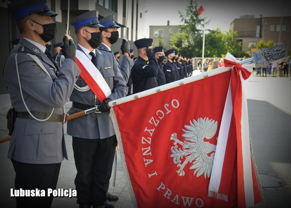 Uroczystość ślubowania policyjnego.