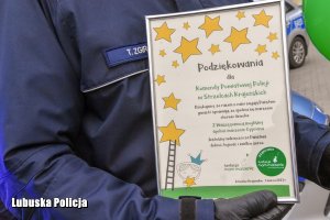 Kartka z podziękowaniami.