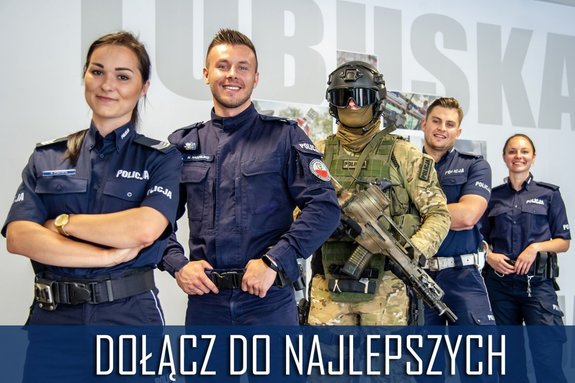 Policjantki i policjanci różnych komórek