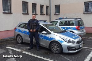 Policjant, który brał udział w interwencji przed radiowozem