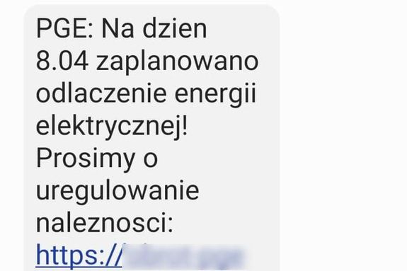 treść wiadomości sms