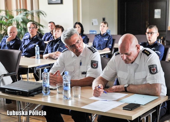 Warsztaty z udziałem policjantów z Polski i Niemiec.