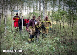 Osoby biorące udział w poszukiwaniach i zaginiona