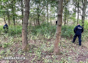 policjanci biorący udział w poszukiwaniach