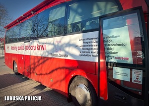 Krwiobus do oddawania krwi.