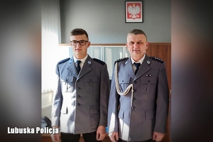 Dwóch policjantów, ojciec i syn