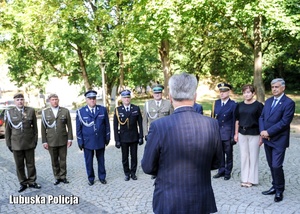 Uczestnicy uroczystości rocznicowych.