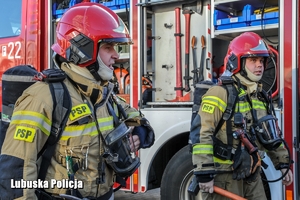 Strażacy wezwani na miejsce działań