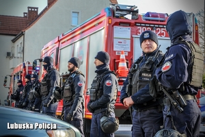Policjanci Samodzielnych Pododdziałów Prewencji Policji w Gorzowie Wielkopolskim