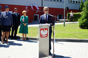 Okolicznościowe przemówienia gości i gospodarzy uroczystości.