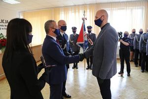 Wręczenie Medalu.