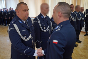 uroczystość ślubowania nowo przyjętych policjantów z udziałem między innymi Komendanta Wojewódzkiego Policji w Bydgoszczy, Wicewojewody Kujawsko-Pomorskiego oraz Kapelana kujawsko-pomorskiej Policji