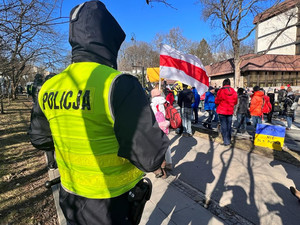 Policjanci ze stolicy w obliczu wojny na Ukrainie