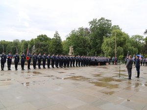 Uroczyste obchody 100. rocznicy powołania Policji Państwowej w Garnizonie Stołecznym. 17 lipca 2019 roku. Uroczystość pod honorowym patronatem Ministra Spraw Wewnętrznych i Administracji Pani Elżbiety Witek. W obchodach uczestniczył Wiceminister SWiA Pan Jarosław Zieliński. Komendę Główną Policji reprezentował Zastępca Komendanta Głównego Policji nadinspektor Kamil Bracha. W uroczystym apelu udział brało kierownictwo Komendy Stołecznej Policji na czele z Szefem warszawskich policjantów - nadinspektorem Pawłem Dobrodziejem, a także policjanci, policjantki i pracownicy cywilni KSP.