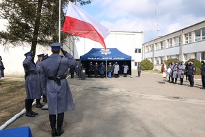 Oddział prewencji policji w łodzi, uroczystość ślubowania nowo przyjętych policjantów.