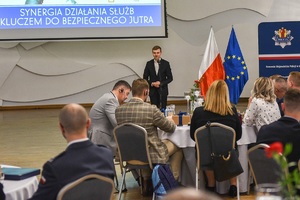 Konferencja podsumowująca projekt, wystąpienie Jakuba Horna.