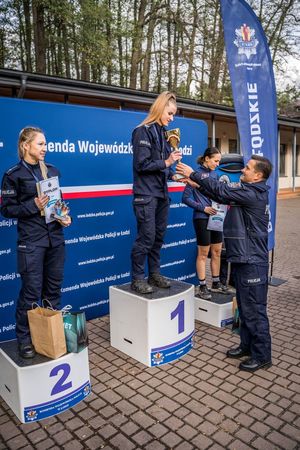 Uczestnicy na podium