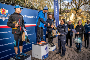 Uczestnicy na podium