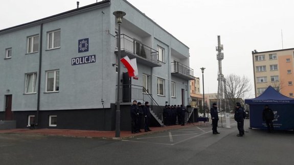 Posterunek Policji w Piątku.