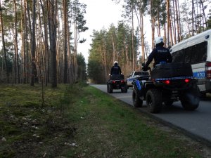 Mazowieccy policjanci podczas poszukiwań osoby zaginionej