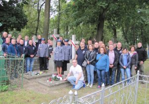 Policjanci odwiedzili także cmentarzu w Kowlu