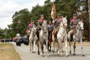 Przemarsz kompani honorowej Policji