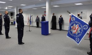 Ślubowanie nowo przyjętych policjantów