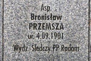 płyta nagrobna asp. Przemszy