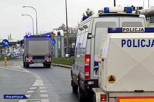 Policjanci CBŚP w trakcie realizacji