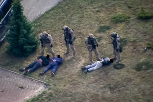 policjanci w trakcie realizacji
