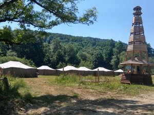 zdjęcie obozu harcerskiego w miejscowości Nasiczne