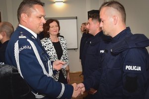 Ślubowanie nowych policjantów w auli Komendy Wojewódzkiej Policji