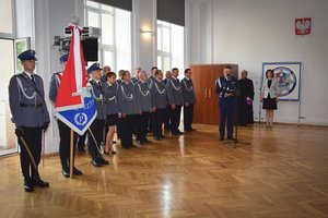 Ślubowanie nowych policjantów w auli Komendy Wojewódzkiej Policji
