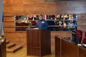 uczestnicy konferencji dot. bezpieczeństwa seniorów