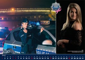 Karty z kalendarza policyjnego