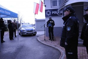 Uroczystość otwarcia Posterunku Policji w Wadowicach Górnych