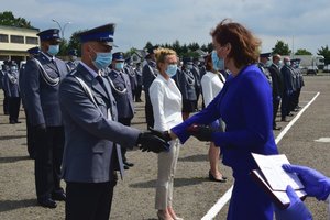 Policjanci podczas uroczystości święta Policji