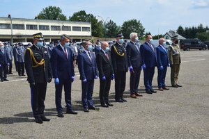 Policjanci podczas uroczystości święta Policji