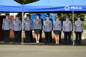Kadra kierownicza Oddziału Prewencji Policji w Rzeszowie oraz KWP w Rzeszowie.