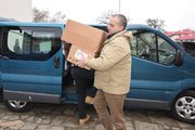 przekazywanie darów zakupionych dla uchodźców, oficer łącznikowy