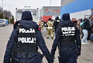 Policjantki w trakcie służby